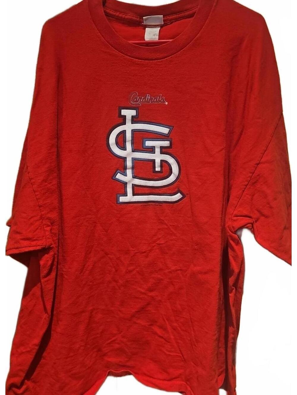 Vintage Y2K St. Louis Cardinals Lee Sports Graphic T Shirt Size 3XL 2007